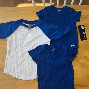 Gerber Kids Blue and White Trio NWT